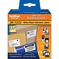 Brother DK-1202 Label Printer Labels, 2.4" x 3.9", White, Labels/Roll, 3 Rolls/Box (DK-12023PK)