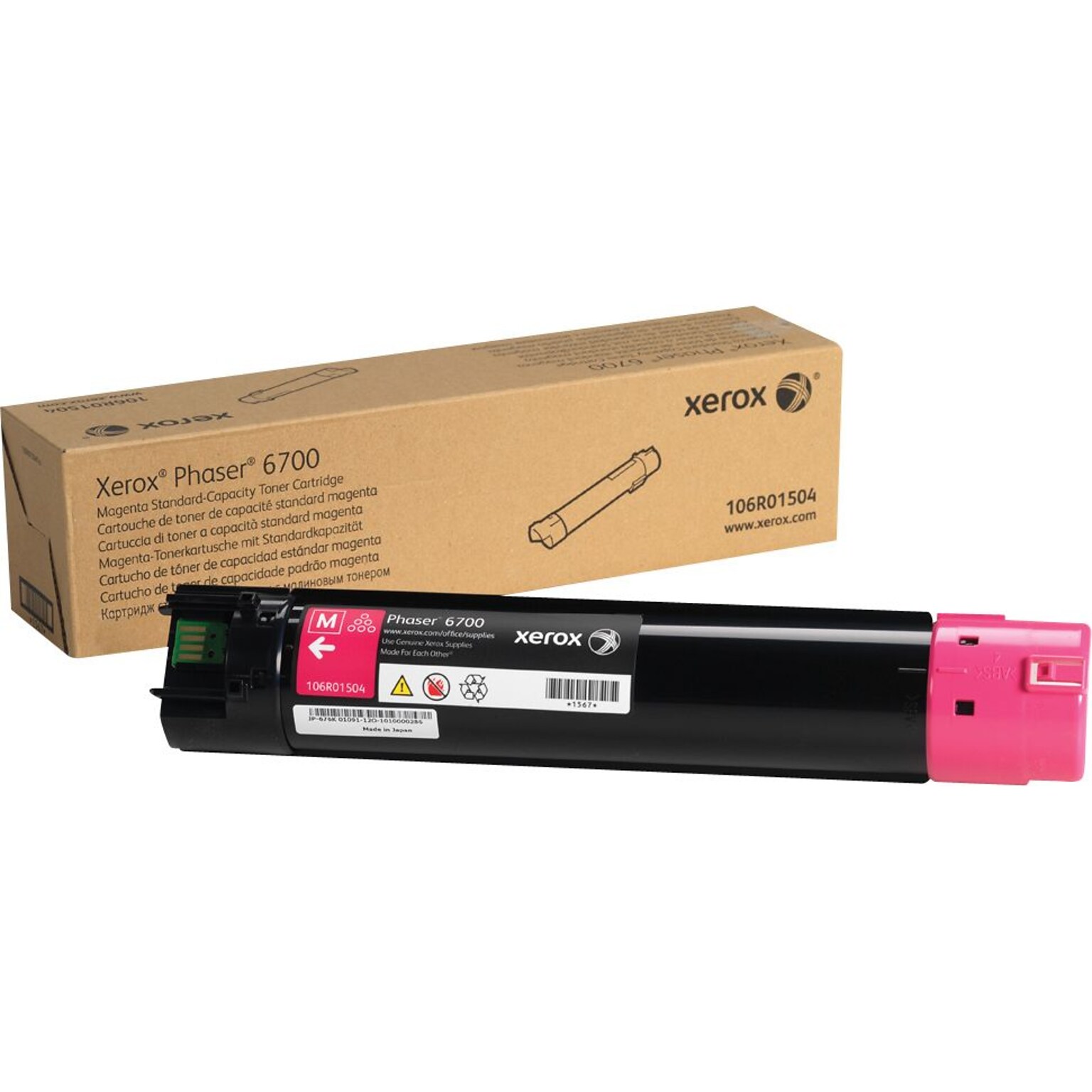 Xerox 106R01504 Magenta Standard Yield Toner Cartridge