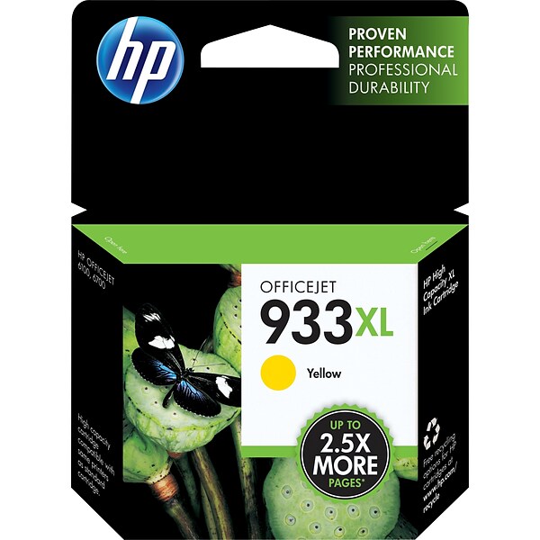 HP 933XL Yellow High Yield Ink Cartridge (CN056AN#140)