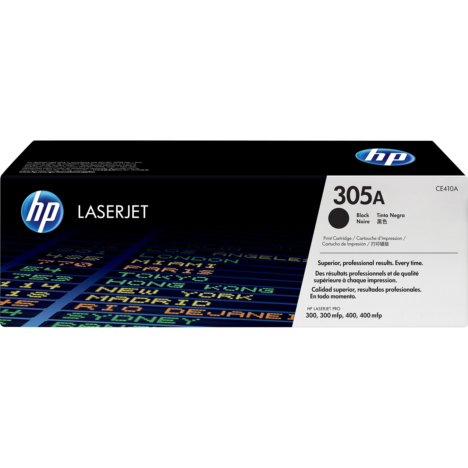 HP 305A Black Standard Yield Toner Cartridge   (CE410A)