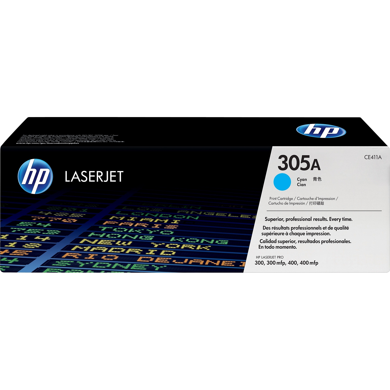 HP 305A Cyan Standard Yield Toner Cartridge   (CE411A)