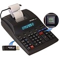 Victor Heavy-Duty Commercial 1280-7 12-Digit Desktop Calculator, Black