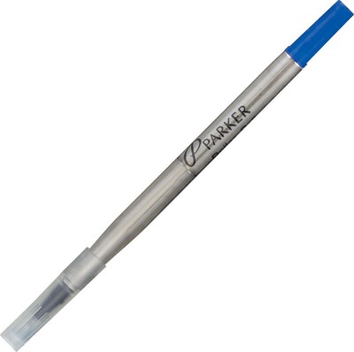 Parker ® Refill for Rollerball Pens, Fine Point, Blue Ink, Each