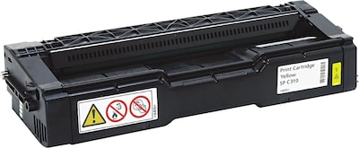 Ricoh C310HA Yellow High Yield Toner Cartridge, Prints Up to 6,000 Pages (406478)