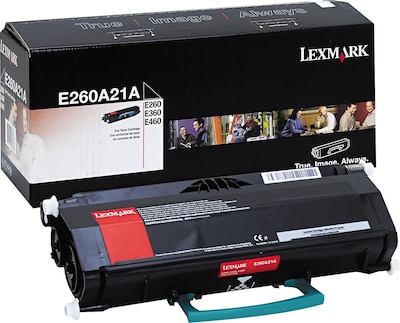 Lexmark E260A21A Black Standard Yield Toner Cartridge