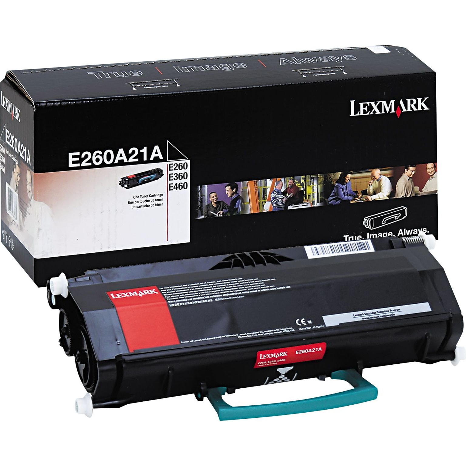 Lexmark E260A21A Black Standard Yield Toner Cartridge