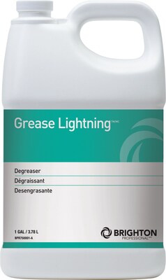 Brighton Professional™ Grease Lightning™ All Purpose Heavy Duty Alkaline Cleaner, 1 Gallon, 4/Ct