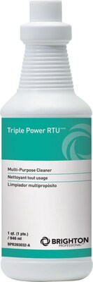 Brighton Professional™ Triple Power™ Floor Care Ready To Use Cleaner And /Degreaser, 32 Oz., 12/Ct
