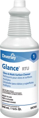 Glance® Glass and Multi-Surface Cleaner, 32 Oz., 12/CT