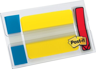 Post-it® Flags & Tabs, Assorted Sizes, Assorted Colors, 52/Pack (683686684)