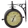 Indoor/Outdoor 8 Double-Sided Antique Clock