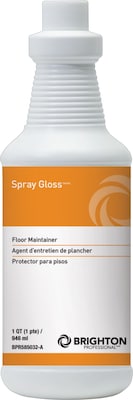 Brighton Professional™ Floor Care Spray Gloss Buffing Solution, 32 Oz., 12/Ct