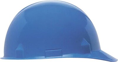 Jackson Safety HDPE Type I 4-Point Ratchet Suspension Short Brim Safety Helmet, Blue (138-14838)