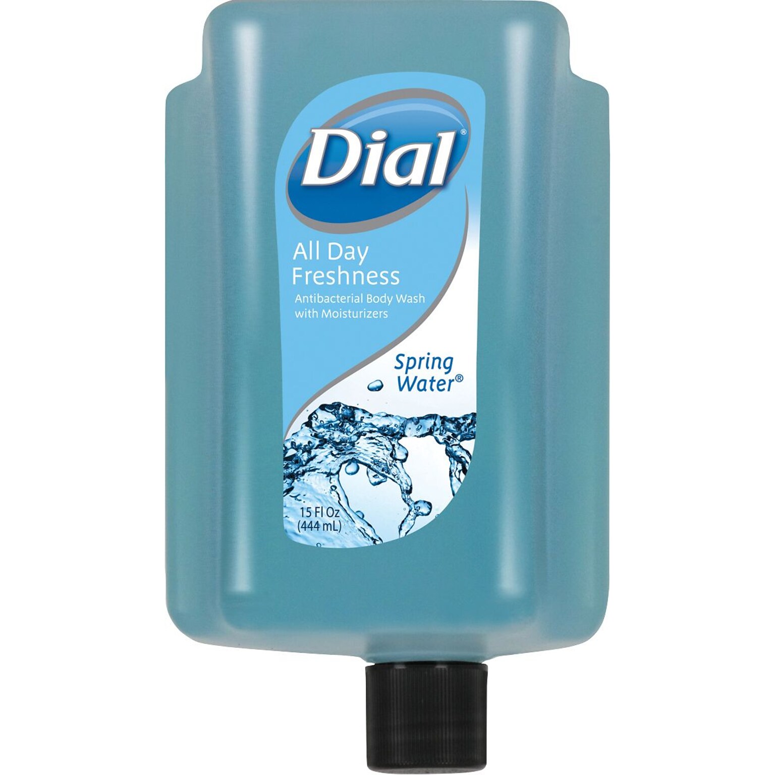 Dial Professional Eco-Smart® Spring Water Antibacterial Body Wash Refill, 15 Oz., 6/Carton (DIA99804)