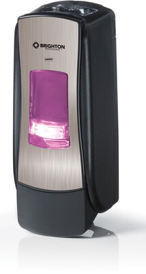 Brighton Professional™ ADX-7 Foam Soap Dispenser, Black/Chrome, 700 mL