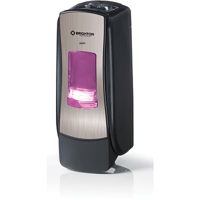 Brighton Professional™ ADX-7 Foam Soap Dispenser, Black/Chrome, 700 mL