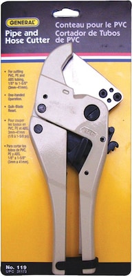 General® Pipe Cutters, PVC Cutter, 1/4-1-5/8