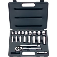 Stanley® Standard & Deep Socket Sets, 20 pc 3/8.