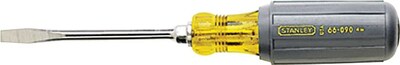 Stanley® Vinyl Grip Standard Tip Screwdrivers, 10 15/16 Length