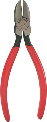 Crescent® Round Joint Diagonal Cutting Pliers, Cut length 1, 7 length