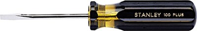 Stanley® 100 Plus® Round Blade Standard Tip Screwdrivers, 17 1/4 Length, 1/2 Width