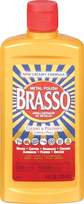 Brasso Stainless Steel & Metal Cleaner Polish, 8 oz., 8/Carton (2660089334)