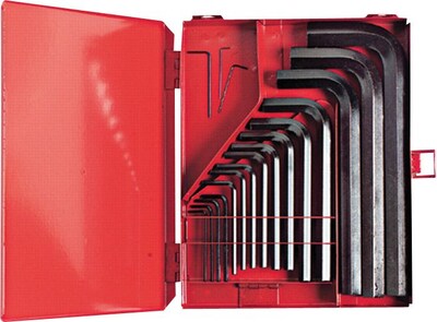 PROTO® Hex Key Sets, Sizes 0.028 - 5/8, 18 piece