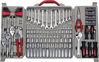 Cooper Hand Tools Crescent® 170 Pieces Open Case Mechanic’s Tool Set