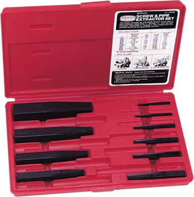 PROTO® Screw Extractor Set, 10 pc.