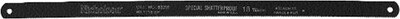Nicholson® Solid Flexible Carbon Steel Hacksaw Blades, Bi-Metal, 12