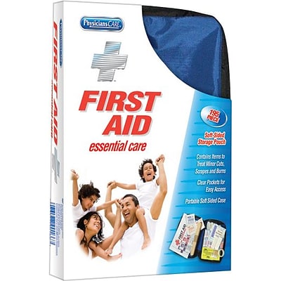 PhysiciansCare Soft Sided First Aid Kit, 25 People, 195 Pieces (90167)