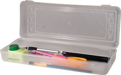 Stretch Art Box, Polypropylene, Snap Shut, Clear