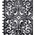 Arc Customizable Flower Circle Design Notebook System, Black & White, 9-3/8 x 11-1/4