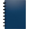 Arc Customizable Durable Poly Notebook System, Blue, 6-3/8 x 8-3/4