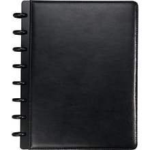 Staples® Arc Customizable Notebook, 6-3/4 x 8-3/4, 60 Sheets, Narrow Ruled, Black (20000)