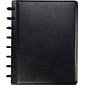 Staples® Arc Customizable Notebook, 6-3/4" x 8-3/4", 60 Sheets, Narrow Ruled, Black (20000)