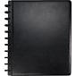 Staples® Arc Customizable Notebook, 8-1/2" x 11", 60 Sheets, Narrow Ruled, Black (19998)