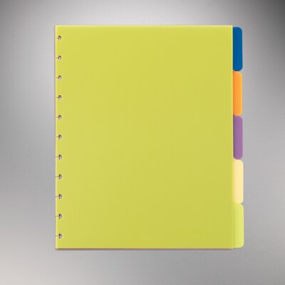 Arc System Tab Dividers, Assorted Colors, 9x11