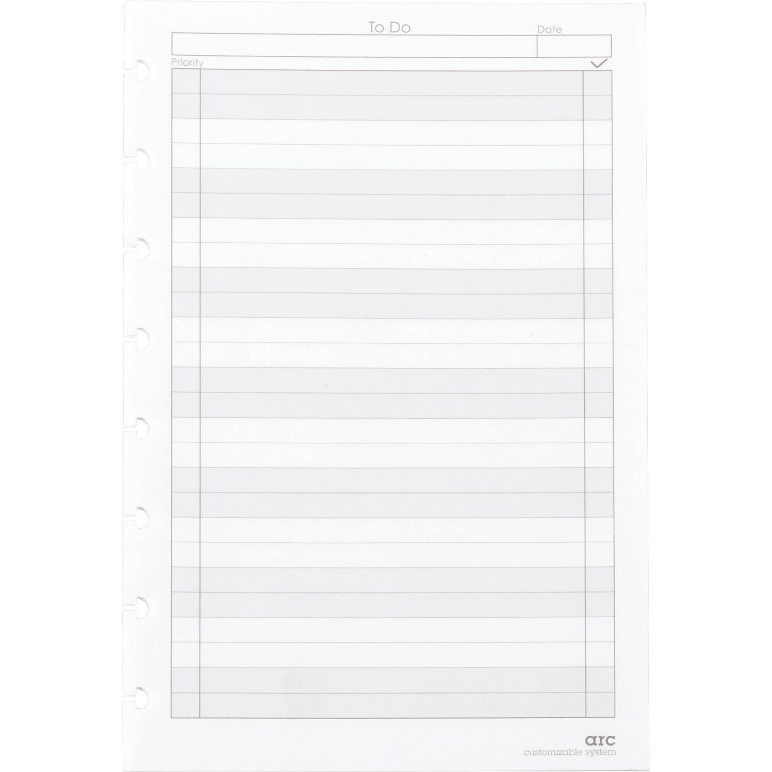 Staples® Arc Notebook System To-Do Refill Paper, 5.5 x 8.5, 50 Sheets, Cornell Ruled, White (19994)