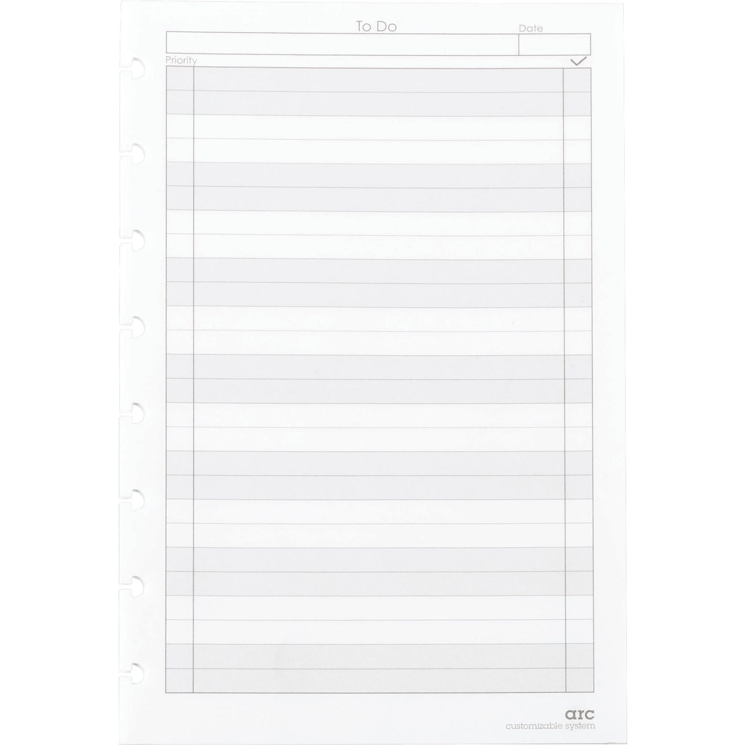 Staples® Arc Notebook System To-Do Refill Paper, 5.5 x 8.5, 50 Sheets, Cornell Ruled, White (19994)