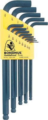 Bondhus® Balldriver® L-Wrench Key Sets, 3/8, 13 piece