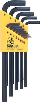 Bondhus® Hex L-Wrench Key Sets, 13pc.