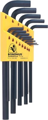 Bondhus® Hex L-Wrench Key Sets, 13pc.