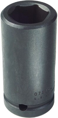 Proto® Torqueplus™ Deep Length Pin Locking Box Tip Impact Socket, 3/4 Square Drive, 1-5/8