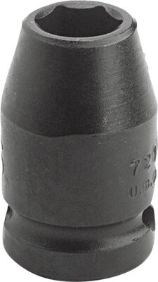 PROTO® Impact Socket Bits, 3/8 Drive, 7/16, 6 Point Impact Socket