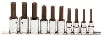 PROTO® Socket Sets, Metric, 10 Piece