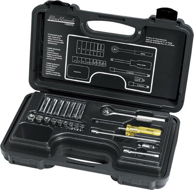 PROTO By Blackhawk™ Socket Set, 1/4 Drive Socket Set, 21 Piece