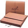 Smead Expanding Wallet, 3.5 Expansion, Flap w/ Cloth Tie Closure, Letter Size, Redrope, 10/Box (710