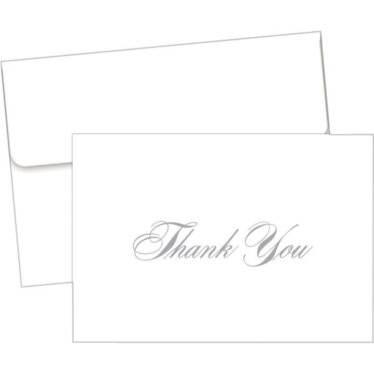 Great Papers® Silver Thank You Note Cards, 48 count