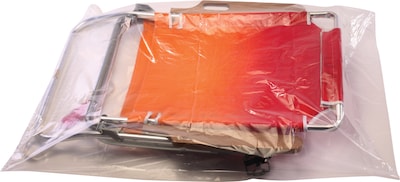 16 x 18 Layflat Poly Bags, 2 Mil, Clear, 1000/Carton (570)